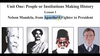 HSC English on Nelson Mandela Unit 1 Lesson 1 [upl. by Yanehs607]