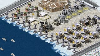 Red Alert 2  Extra hard  Icy Struggle Map  Allied  7 vs 1 America [upl. by Chamberlin87]