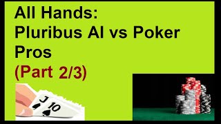 All Hands Pluribus AI vs Poker Pros Part 23 [upl. by Sonitnatsnok964]