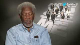 Now You See Me  Morgan Freeman Interview  Spoiler Alert [upl. by Aisyram129]