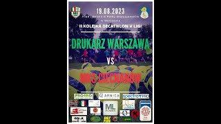 LIVE KS Drukarz Wwa  MKS Ciechanów 19082023 godz 1100 [upl. by Sondra]