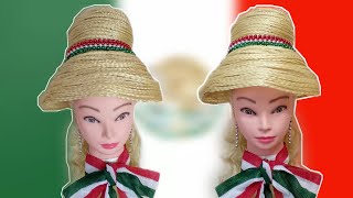 TUTORIAL DE COMO HACER UN SOMBRERO MEXICANOPASO A PASO [upl. by Calvinna56]