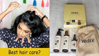 Vedix Unboxing and First Impression  Customised Hair Care  How To Use Vedix Products [upl. by Hagerman]