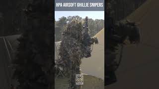 HPA Airsoft Sniper and DMR kits ghilliesuit concealment [upl. by Mcadams]