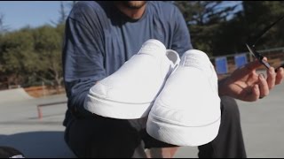 100 Skateboard Tricks In The Nike SB Janoski SlipOns [upl. by Assirol]