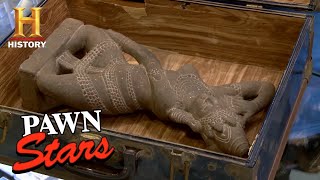 Pawn Stars RARE 10TH CENTURY RELIC IS A FAKE Season 11  History [upl. by Adlay21]