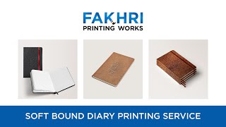 Diary Printing Service  Soft Bound [upl. by Arlan]