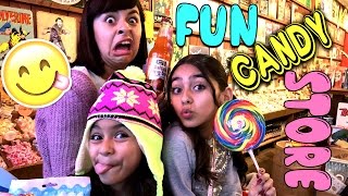 Fun Candy Store  VLOG IT  GEM Sisters [upl. by Nnaegroeg]