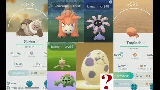 93 IV Slaking  Trapinch Cacnea Lileep amp Baltoy 【Pokemon GO】【86】 [upl. by Yendis]