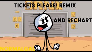 Vs Henry Stickmin  Tickets Please Remix amp Rechart [upl. by Oirromed231]