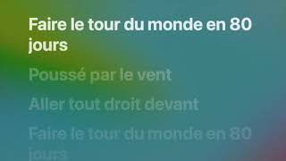 Faire le tour du monde en 80 jours avec paroles [upl. by Christel559]