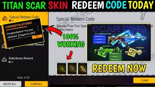 FREE FIRE REDEEM CODE TODAY 25 APRIL REDEEM CODE FREE FIRE  FF REDEEM CODE TODAY 25 APRIL FF [upl. by Darcy]