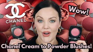 New Chanel Joues Contraste Intense Cream to Powder Blushes [upl. by Reinhardt]