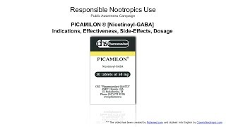 Doctors review of Picamilion NicotinoylGABA [upl. by Philpot]