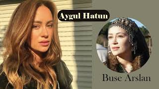 Buse Arslan as aygul hatun  Kuruluş Osman Osman Ghazi  cast  Main Character [upl. by Gilman545]