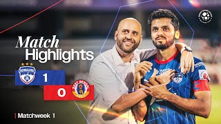 Match Highlights  Bengaluru FC 10 East Bengal FC  MW 1  ISL 202425 [upl. by Malo]