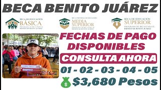 01 de noviembre Fechas disponibles para los beneficiarios de la Beca Benito Juárez 2024 [upl. by Enitsyrk]