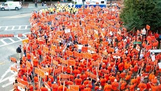 Labor Day Rally To Keep Our quotPublicquot Transportation System quotPublicquot [upl. by Nnairb871]