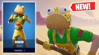 NEW GUACO Skin Gameplay in Fortnite [upl. by Maddox]