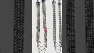 Upgrade your everyday style with our cut stone Chain set Swadeshipitara 925silver onlineshopping [upl. by Nilpik150]