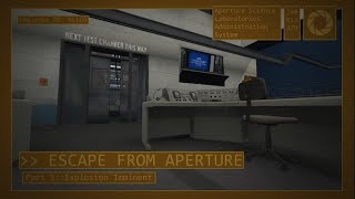 Portal 2 Test Chamber 450 reEscape From Aperture Pt 3 Explosion Imminent [upl. by Phylis]