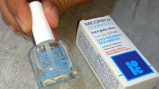 💜Reseña MICOPIROX Laca Ciclopirox 8😱Laca para Uñas de CASSARÁ🏆DERMALOVERS SKINCARE Review [upl. by Drawde]