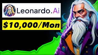 HOW TO MAKE MONEY WITH LEONARDO AI Make 10k Per Month [upl. by Marcy]