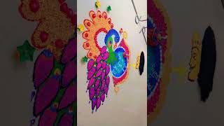 Happy diwali in advance Shorts Trending Viral Subscribe FYP MusicCover creative rangoli [upl. by Ellocin]