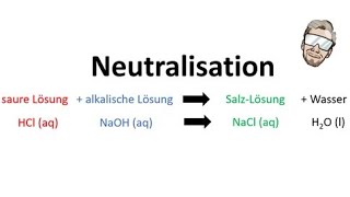 Neutralisation mit Übung  Neutralisationsreaktion  Salzbildung Chemie Endlich Verstehen [upl. by Anaeco]