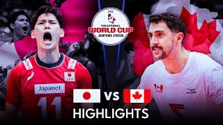 HISTORICAL MATCH  JAPAN vs CANADA  Mens World Cup 2019 [upl. by Luhey]