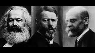 Sociologia la società Marx Durkheim Weber Pareto Simmel  Les e Scienze Umane [upl. by Neivad]