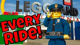 Legoland EVERY RIDE 4K Legoland California [upl. by Irrab224]