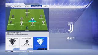 FIFA 19 Juventus Best Formation  Tactics  Instruction [upl. by Chapa]