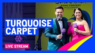 Eurovision Song Contest 2023 Turquoise Carpet  Live Stream  Eurovision 2023 [upl. by Nivar]