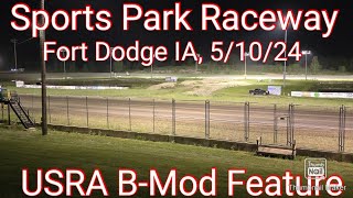 USRA BMod Feature Sports Park Raceway Ft Dodge IA 51024 [upl. by Juanita]