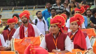 Veer garjana dhol tasha pathak  best dhol tasha pathak in thane  Veer Garjana  best of 2017 [upl. by Kcirtap]