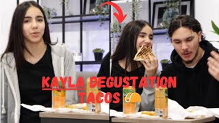 KAYLA DEGUSTATION TACOS 🌮  AdemampBilal   AdemetBilal [upl. by Schwejda186]