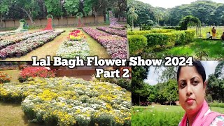 Lal Bagh Flower Show 2024 Part 2  Lalbagh Bangalore  Bangalore Park [upl. by Suoirrad]