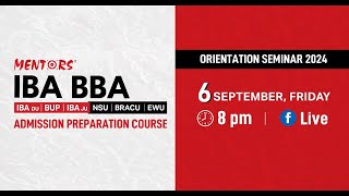 IBA BBA Orientation Seminar 2024 [upl. by Kask]