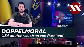 Verlogenheit bei Sanktionen USA kaufen bei Putin Rekordmenge an Uran [upl. by Ycrep617]