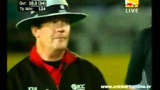 daniel vettori vs shane watson brilliant overmp4 [upl. by Denice675]