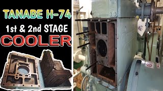 TANABE H 74 COMPRESSOR 1ST amp 2ND STAGE AIR COOLER VLOG 031 [upl. by Nylsej]