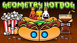 지오메트리 핫도그 Geometry Hotdog│Geometry Dash meme [upl. by Terb]