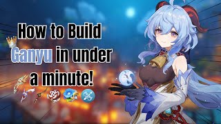 How To Build Ganyu In Under A Minute [upl. by Casta136]