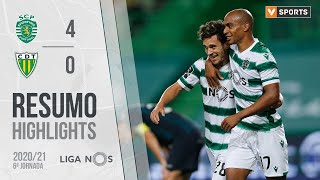 Highlights  Resumo Sporting 40 Tondela Liga 2021 6 [upl. by Elaen]