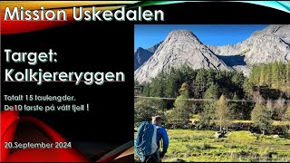 Alpin klatring  Kolkjereryggen  Uskedalen [upl. by Enrico]