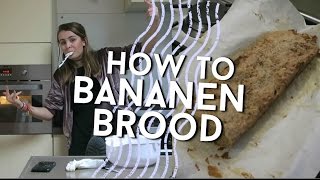 HOW TO MAKE BANANENBROOD Healthy snack [upl. by Airpac]