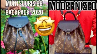 NEW Modernized Louis Vuitton Montsouris BB Backpack 2020 [upl. by Sari]