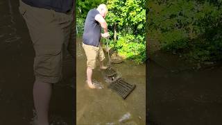 S0471 Unclogging a storm drain after heavy rain in Germany shorts [upl. by Mailiw]