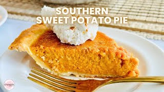 Easy Southern Sweet Potato Pie Recipe  Perfect Holiday Dessert in Under an Hour [upl. by Subir]